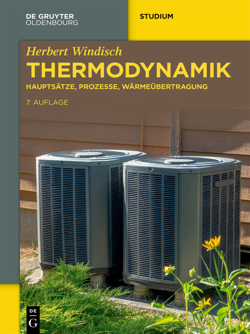 Title details for Thermodynamik by Herbert Windisch - Available